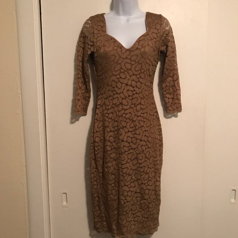 Damsel in a Dress Fitted Lace Dress